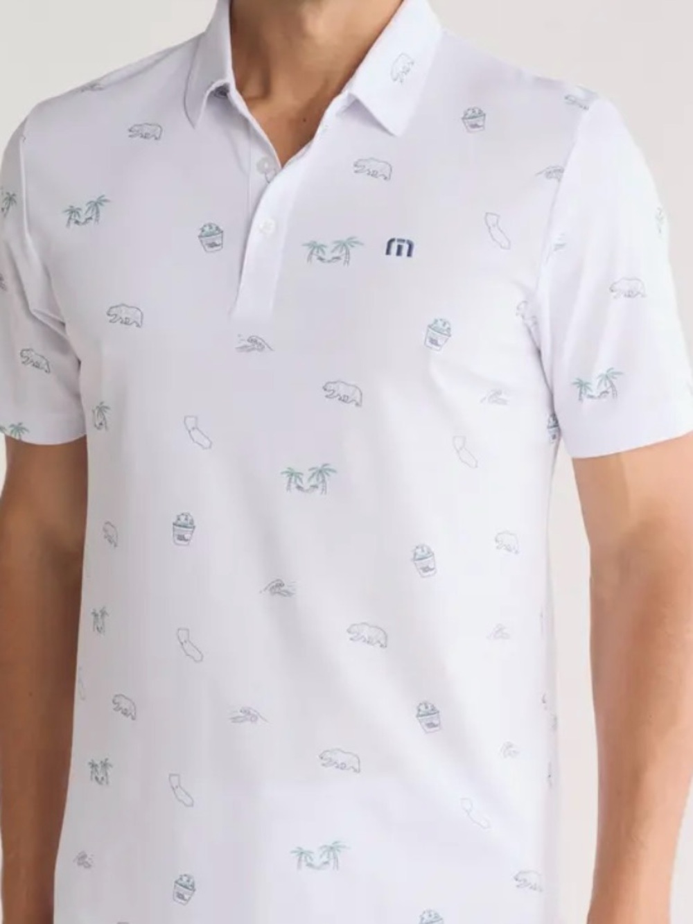 Travis Matthew Pacific Shores Polo size Medium